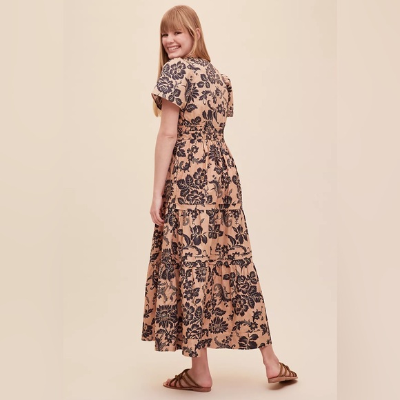 Anthropologie Somerset Floral Maxi Dress - Picture 8 of 8
